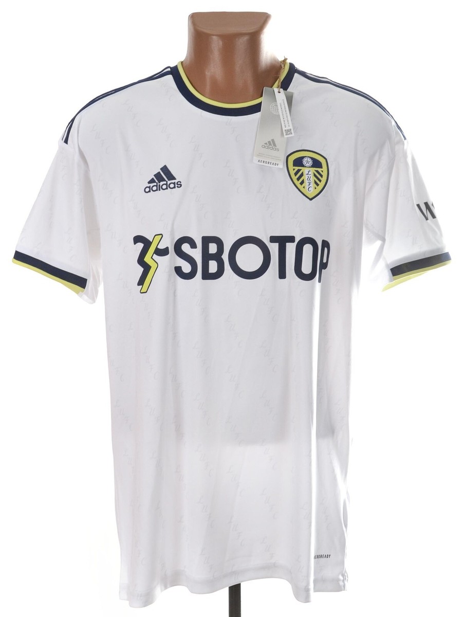LEEDS UNITED 2022/2023 HOME FOOTBALL SHIRT ADIDAS SIZE M ADULT 