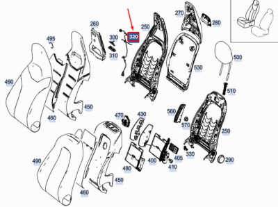 Mercedes-Benz A W177 Ambientebeleuchtung Innenleuchte A1779068702 
