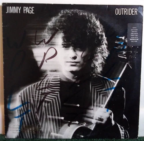 (Led Zeppelin) Jimmy Page - Outrider Vinyl 1988 Promo LP - Geffen Records