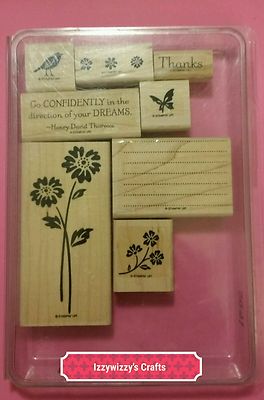 Stampin Up LIVE YOUR DREAMS flowers blooms bird butterfly blossoms floral