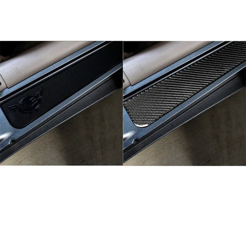 For Corvette C5 1998-204 Carbon Fiber Door Sill Scuff Guard Plate Cover - Picture 5 of 9