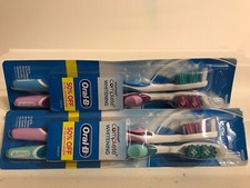 4x Oral-B Advantage Complete Whitening Toothbrushs Medium NEW