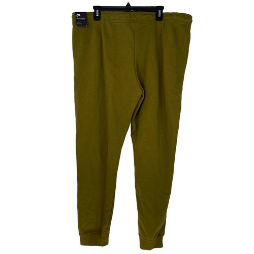 Pantaloni della tuta Nike Essential in pile jogger donna XXL verde oliva nuovi con etichette - Foto 6 di 7