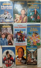 9 VHS Disney Family Herbie Rides Again Yeller Poppins Witch Mt Runnings Bedknobs