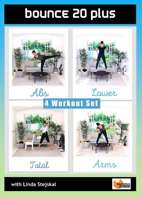 Bounce 20 Plus Barlates Body Blitz Linda Stejskal 8 Workouts Exercise DVD New