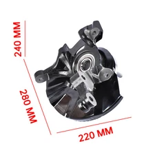 New Front RH Steering Knuckle Assembly for Kia Rio Rio5 Hyundai Accent 2006-2011