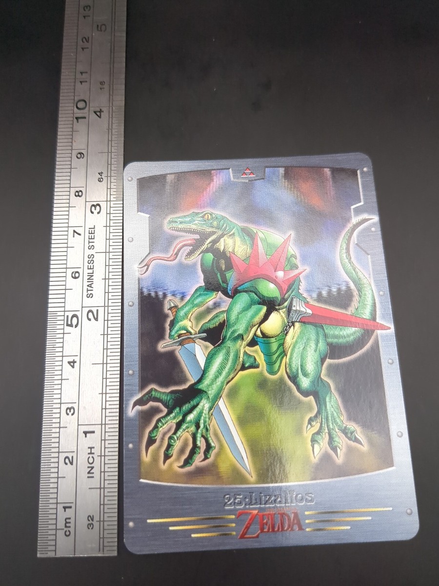 Lizalfos No.25 The Legend of Zelda Ocarina Card Carddass BANDAI