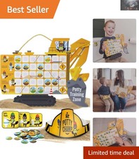 Motivating Potty Training Rewards Chart for Kids - 35 Stickers Crown Included