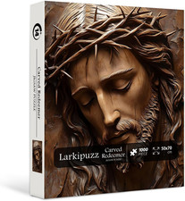 Jesus 1000 Piece Puzzle for Adults, Vintage Art Christian Puzzle, Challenging J