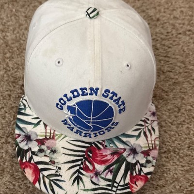 Warrior's Floral Print Hardwood Classics Golden State Warriors Snapback Hat