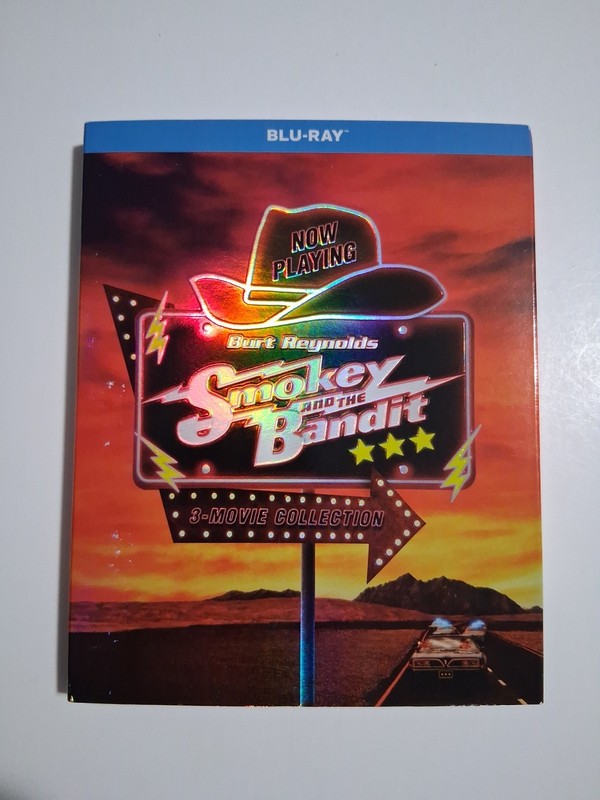SMOKEY AND THE BANDIT 3 MOVIE COLLECTION BLU-RAY WITH SLIPCOVER, LOT D4,