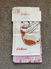 Image of Cath Kidston Set Of Two Cats Tea Towels