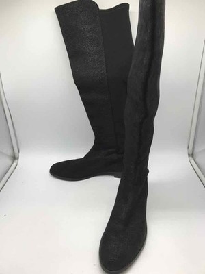 Pre-Owned Stuart Weitzman Black Size 10 Tall Boots