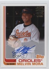 2021 Topps Archives Fan Favorite 1982 Topps Melvin Mora #FFA-MM Auto 0d08