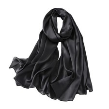 100 Mulberry Silk Long Scarf for Women Large Shawls for Headscarf and Neck- ...