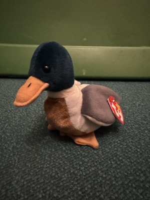 Ty Vintage 1997 Beanie Baby  Jake  the Mallard Duck   Non-smoking Mint NWT