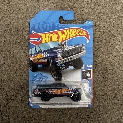 Hot Wheels 2021 Super Treasure Hunt  64 Nova Wagon Gasser With Protector - NEW