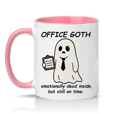 Büro Goth emotional tot innen Unisex 11 Unzen Keramiktasse Büro Humor Geschenk