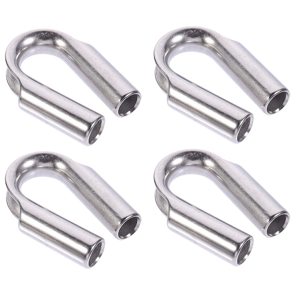 Wire Rope Types Rigging 4pcs Professional Cable Fixing Thimble Rigging Unique Fixing Workpiece ...