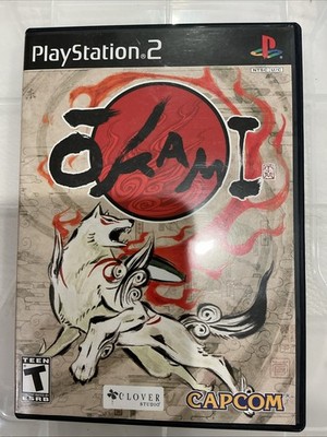 Okami PS2 Playstation 2 Black Label Complete CIB Capcom Clover