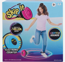 Just Play Skip It Retro Light Up Ball Digital Counter Outdoor Toy Blue