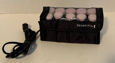 Remington Professional Ceramic Hot Rollers Travel Size 10 pcs Curlers Clips Pink