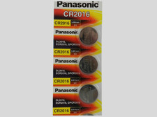 PANASONIC CR2016 LITHIUM 3V BATTERY 3Pcs