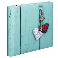 Hama Fotoalbum Jumbo Album Rustico | 30x30cm 400 Bilder 10x15cm 100 wei&szlig;e Seiten