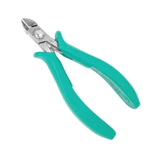 Excelta 7242E Short Handle Laser Flush Cutter for Soft Wire 4.75" 