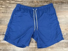 Men's Duluth Swim Board Shorts Blue Excellent XL- 3 Pockets 10" Long