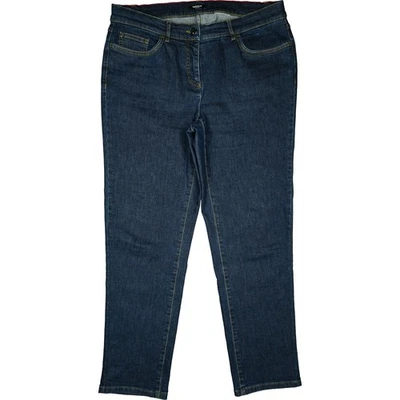 Walbusch 46 L28 Jeans Hose Blau Damen Stretch Thermo high Rise Slim Leg W34 XXL - Bild 1 von 4