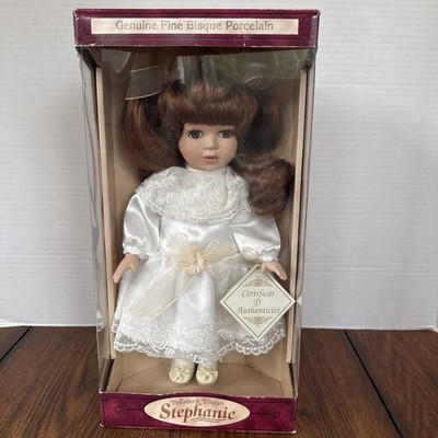 Collectors Choice Genuine Fine Bisque Porcelain  Stephanie  Display Stand NIB