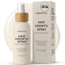Hair Oil Spray - 100 Pure Ingredients For Non Greasy, Thicker Stronger Loo...