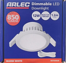 ARLEC Dimmable LED Downlight DET490GB