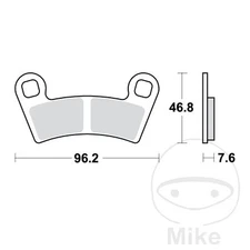 38221-compatibile con POLARIS RZR 800 S HO EFI INTERNATIONAL 4WD 53,4 CV, 39,3 K