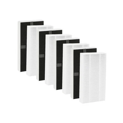 Nispira 2-In-1 HEPA Carbon Filter U for Air Purifier Honeywell FRF102B, 8 Packs