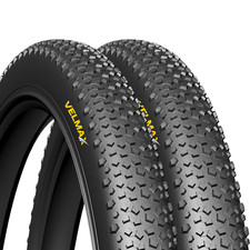 Image of VELMAX 2x 27.5 x 2.35 Foldable Tyres 60-584 MTB Offroad Mountain Bike Bicycle
