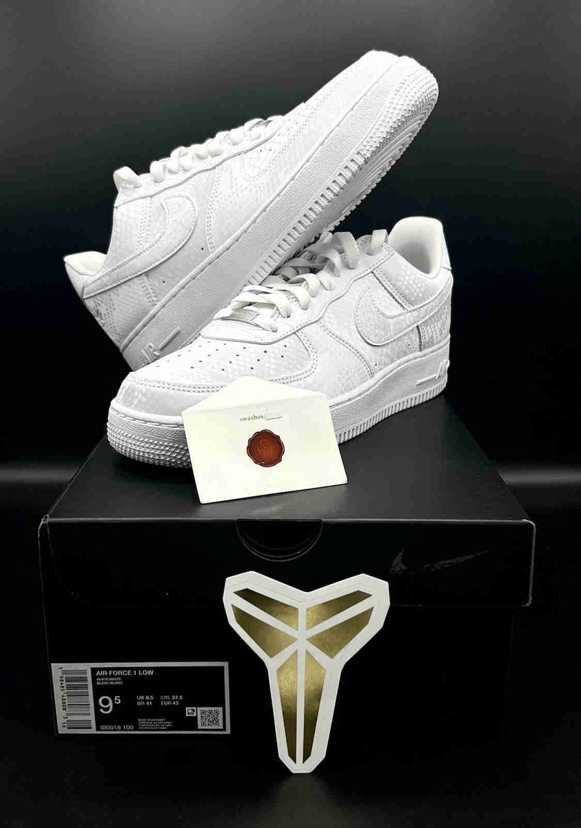 Nike Kobe Bryant x Air Force 1 Low Forever White IB0018-100 Men