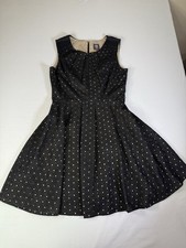 Vince Camuto Black Eyelet Dress Size 12