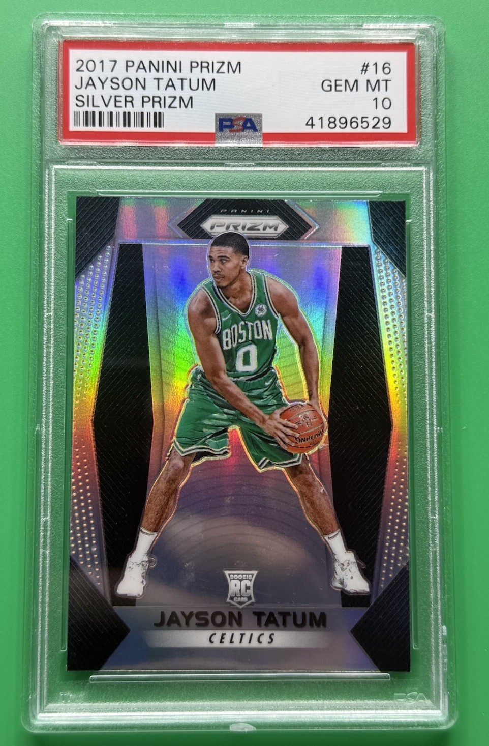 Jayson Tatum 2017 Prizm #16 Silver Price Guide - Sports Card Investor