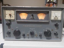 Rare Hammarlund HQ-110 Vintage Tube Radio Receiver - Lights, Clock all Work  