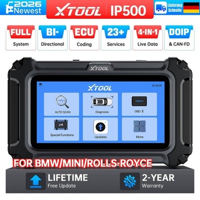 XTOOL IP500 KFZ OBD2 Diagnosegerät ALLE SYSTEM ECU Codierung für BMW/MiNi/RR DE