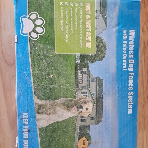 Wireless Dog Fence System with Voice Control