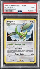 2009 POKEMON PLATINUM RISING RIVALS #5 FLYGON-HOLO PSA 9