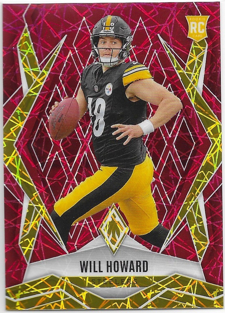 2025 Panini Phoenix Will Howard #165 Red Lazer #'d 153 /199