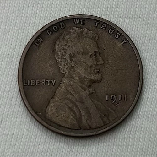 1911 S LINCOLN CENT VF+