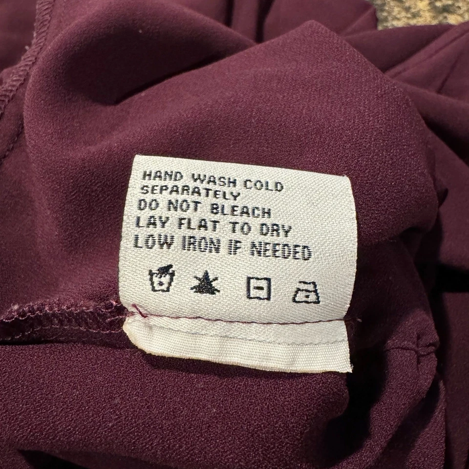 Mono Pamela McCoy Y2K Cottage Boho Minimalista Retro Informal Comodidad Púrpura 1X Foto 4 de 4