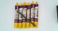 (Lot of 6) Relton R4X 1/4" Rotary Percussion Masonry Drill Bits Concrete NEW