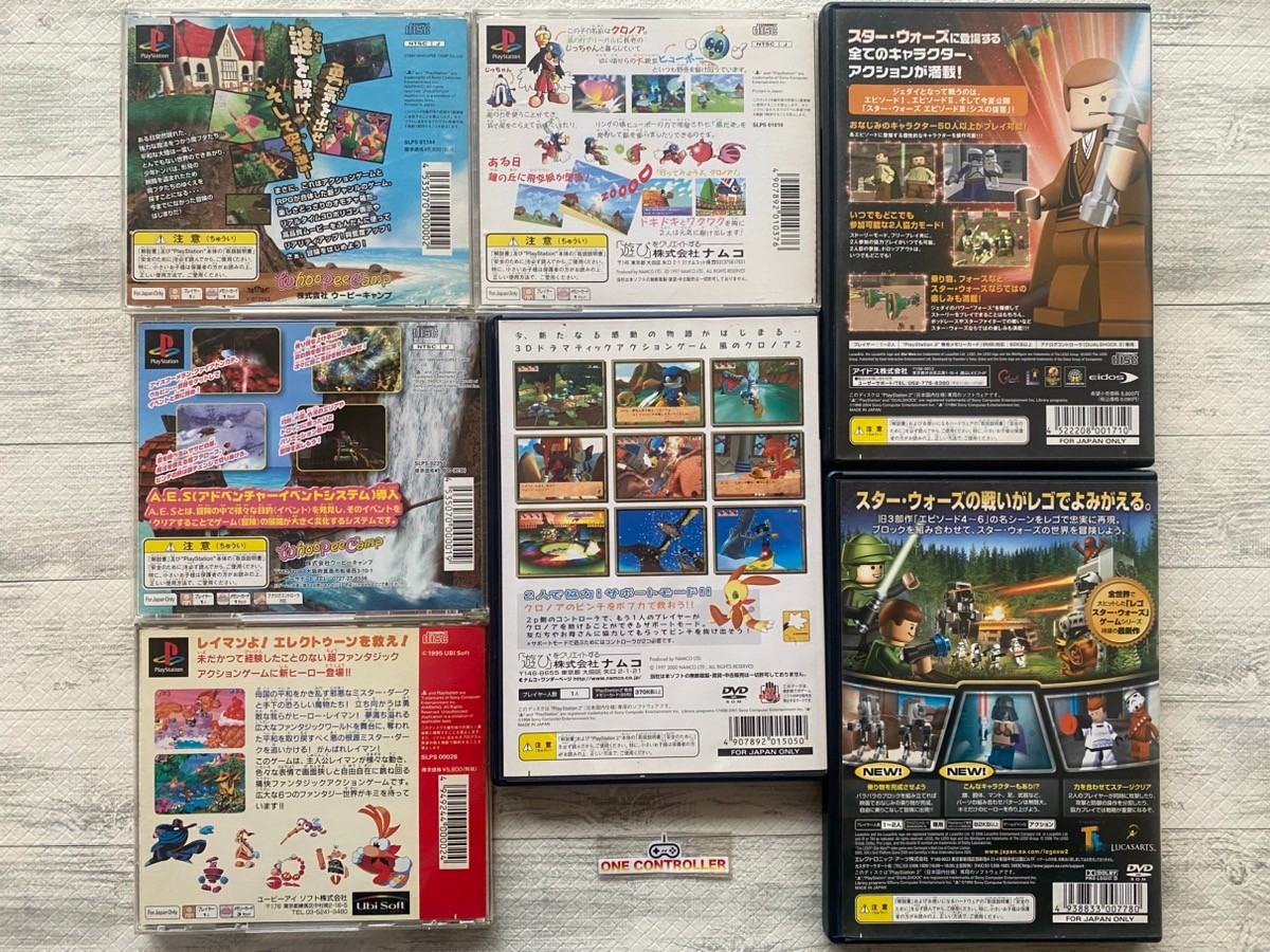 SONY PS 1 2 Tomba & Rayman & Kaze no Klonoa & Lego Star Wars ⅠⅡ