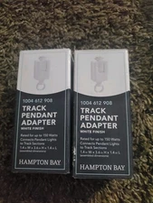 Hampton Bay 120-Volt 150-Watt Linear Track Pendant or Chandelier Adapter 2pk